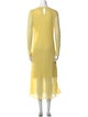 Akris Crew Neck Long Dress