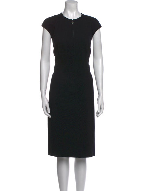 Akris Crew Neck Midi Length Dress