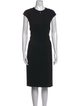 Akris Crew Neck Midi Length Dress