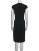 Akris Crew Neck Midi Length Dress