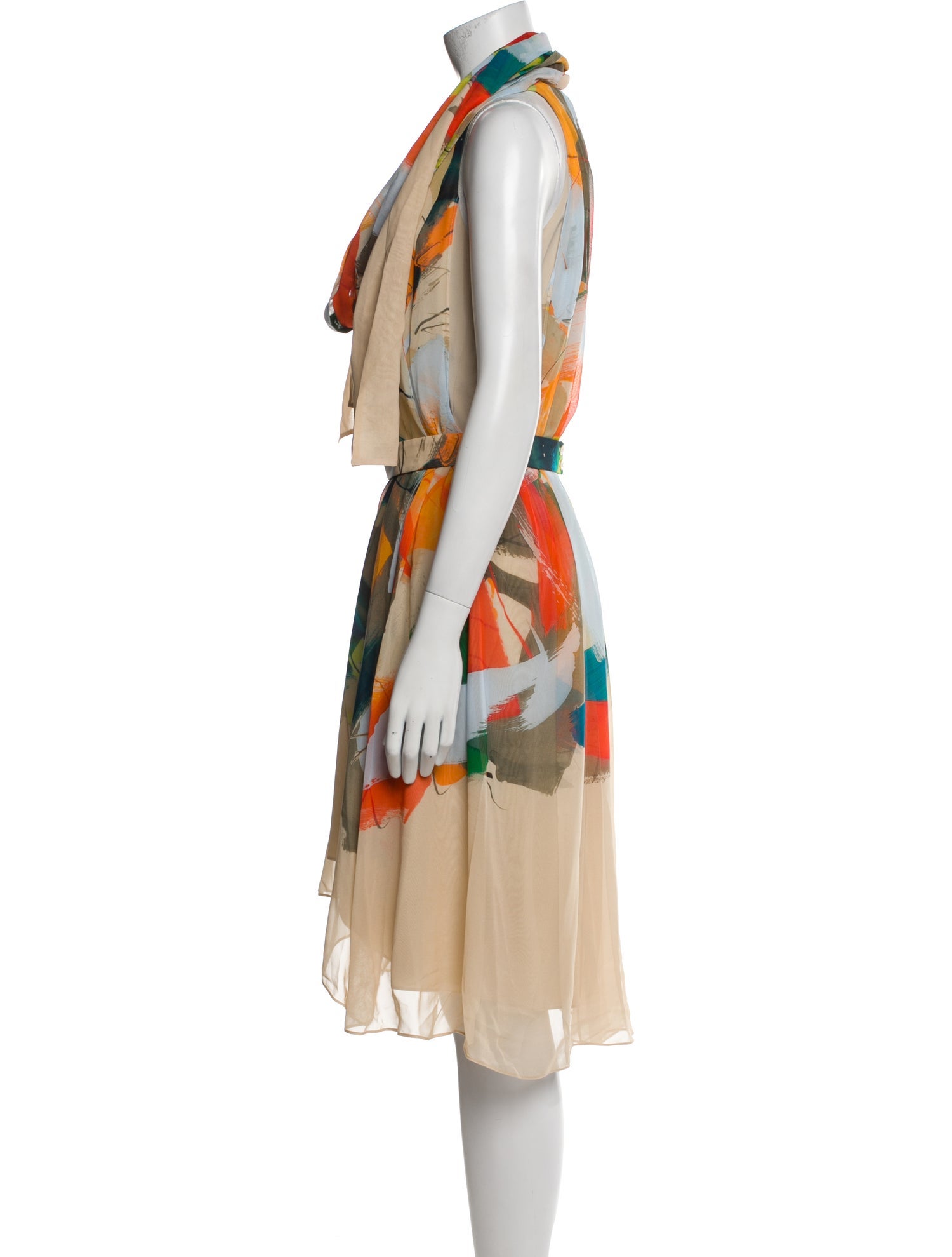 Akris Silk Midi Length Dress w/ Tags