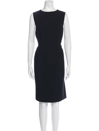 Akris Wool Knee-Length Dress