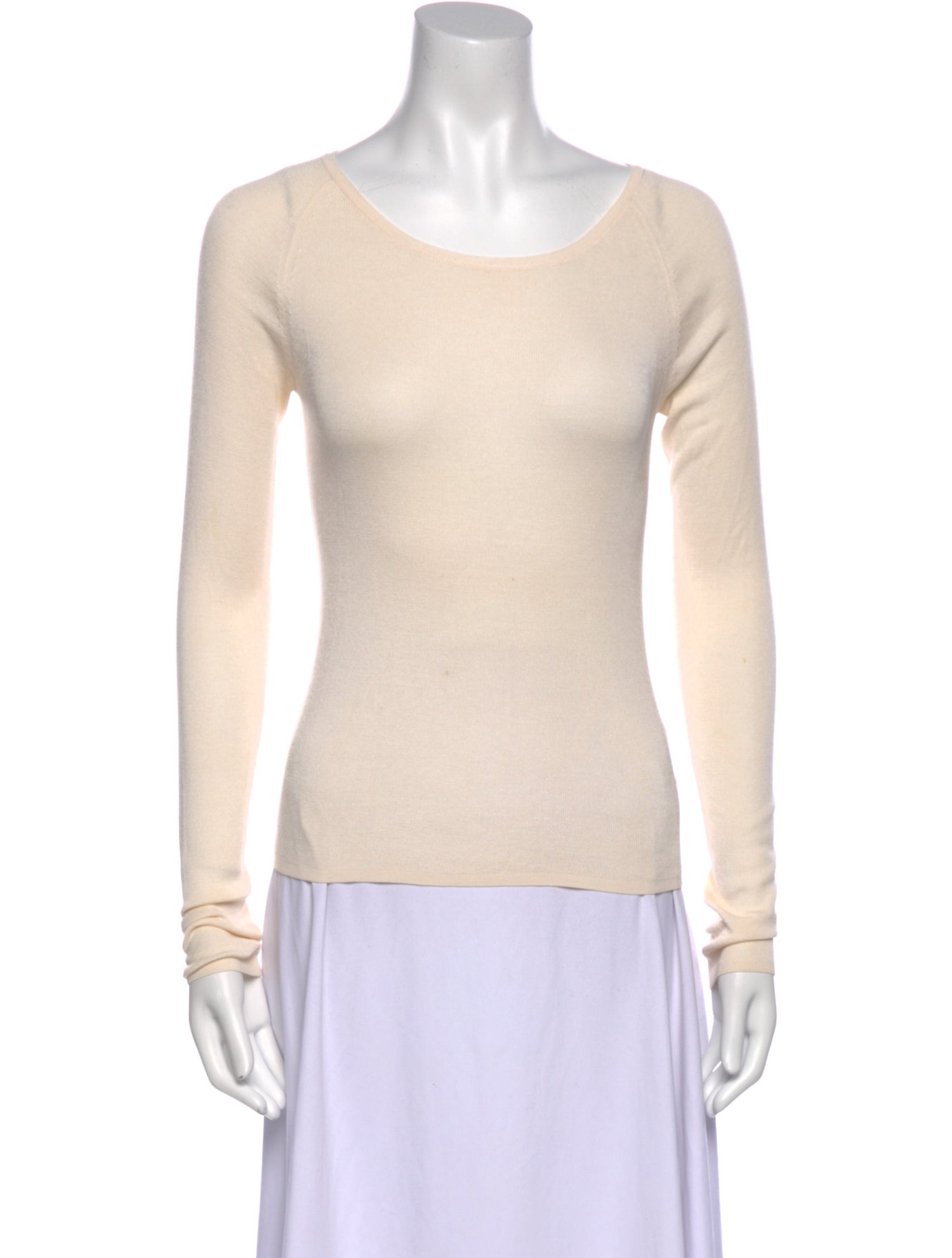 Akris Silk Bateau Neckline Top