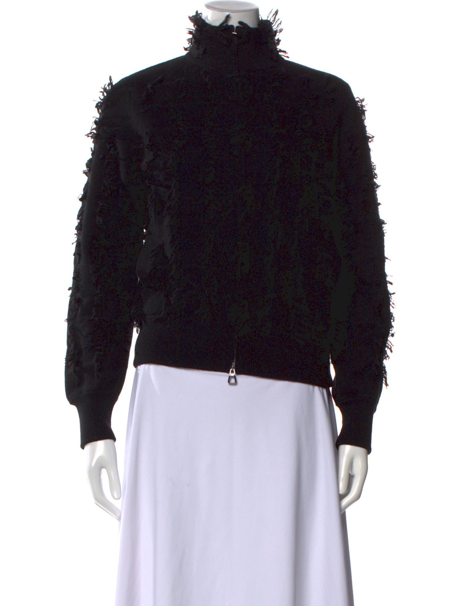 Akris Cashmere Mock Neck Sweater