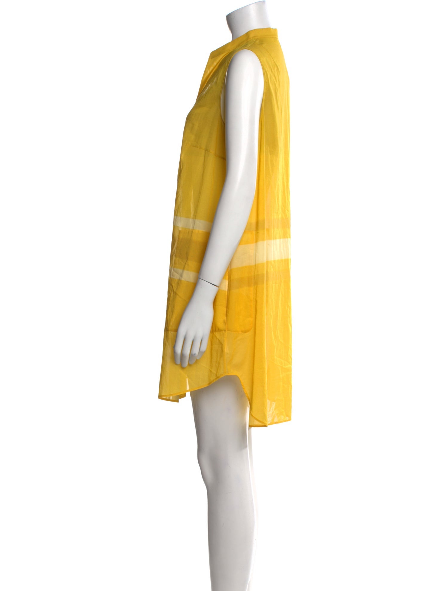 Akris V-Neck Mini Dress