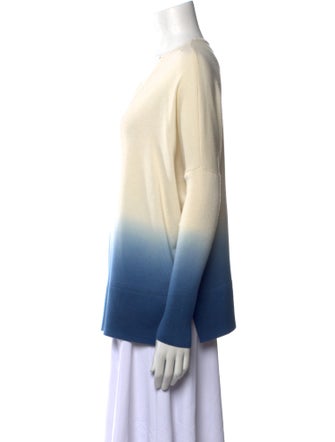 Akris Virgin Wool Tie-Dye Print Sweater