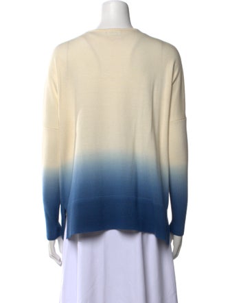 Akris Virgin Wool Tie-Dye Print Sweater