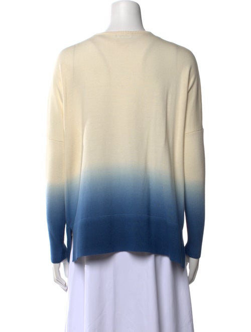 Akris Virgin Wool Tie-Dye Print Sweater