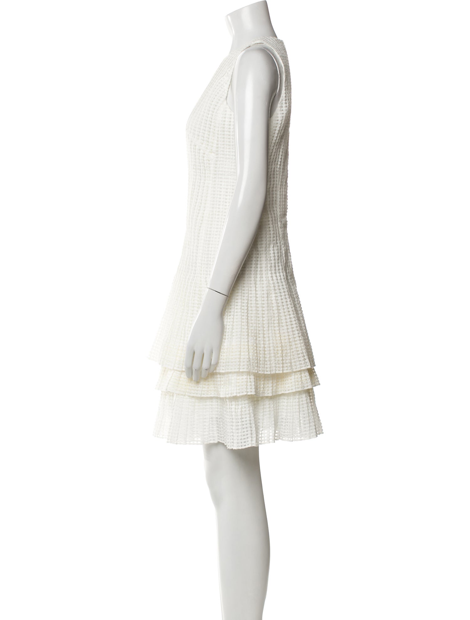 Akris Crew Neck Mini Dress