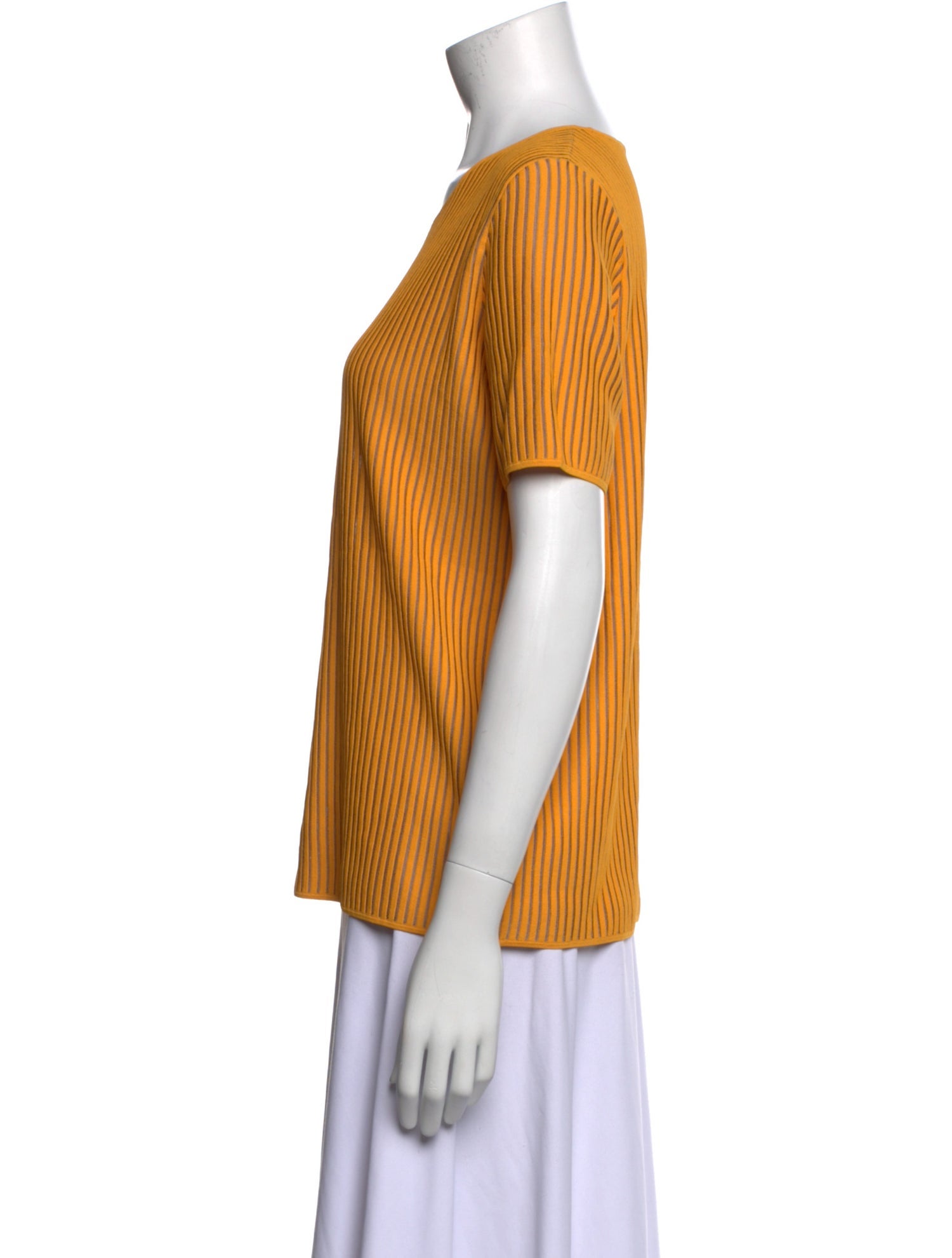 Akris Scoop Neck Short Sleeve T-Shirt