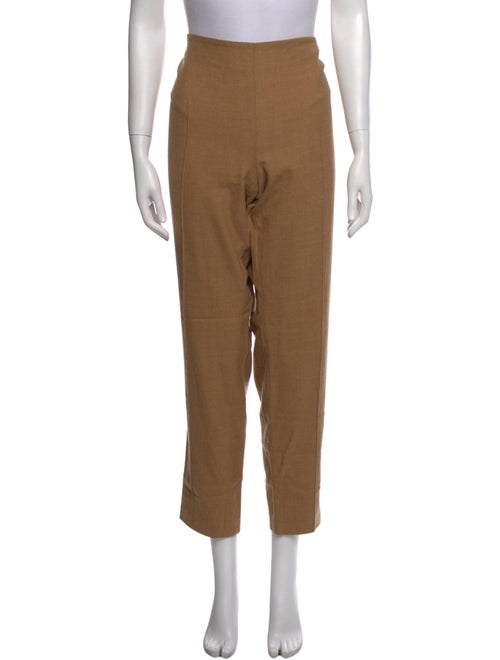 Akris Virgin Wool Straight Leg Pants