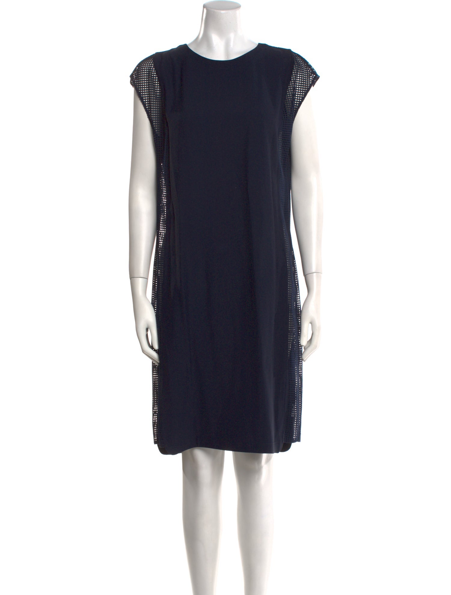 Akris Crew Neck Knee-Length Dress
