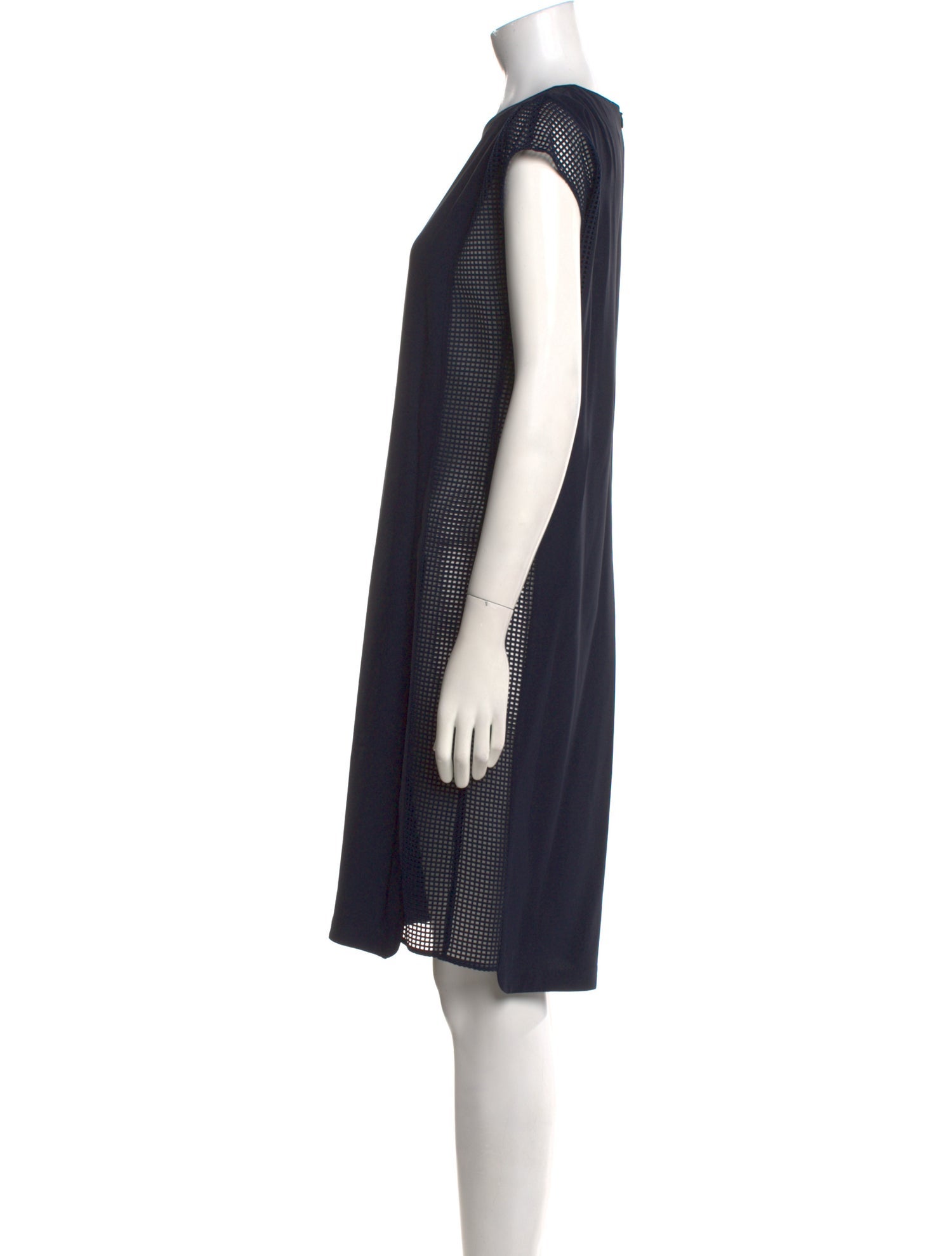 Akris Crew Neck Knee-Length Dress