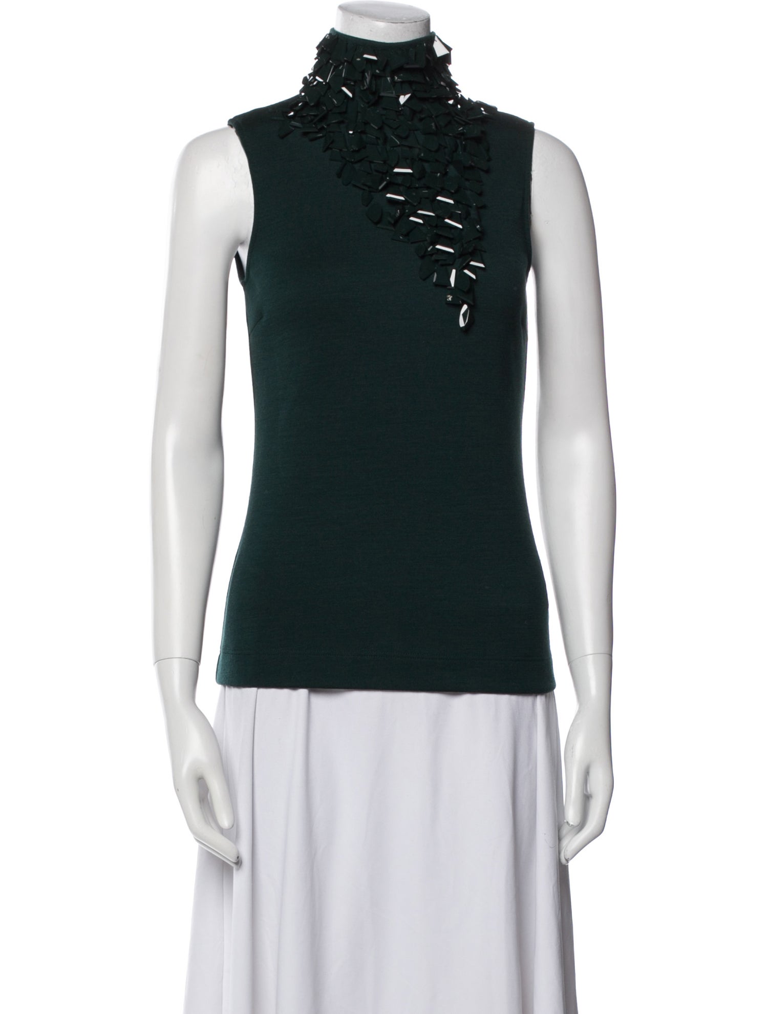 Akris Wool Mock Neck Top