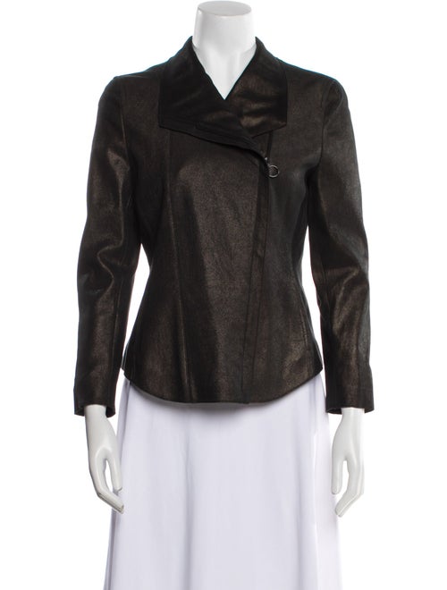 Akris Punto Lambskin Biker Jacket