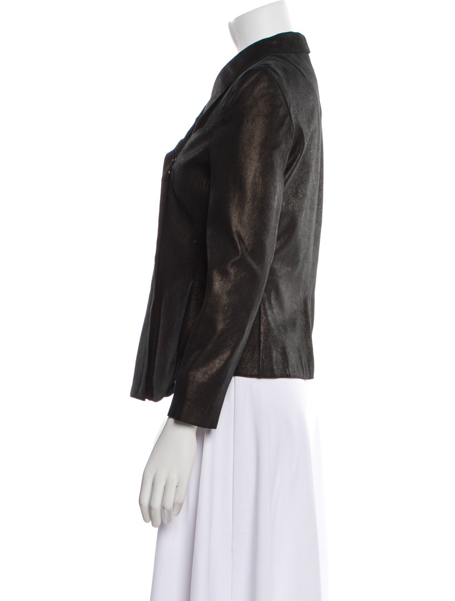 Akris Punto Lambskin Biker Jacket