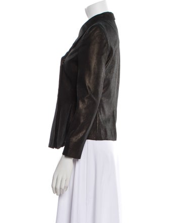 Akris Punto Lambskin Biker Jacket