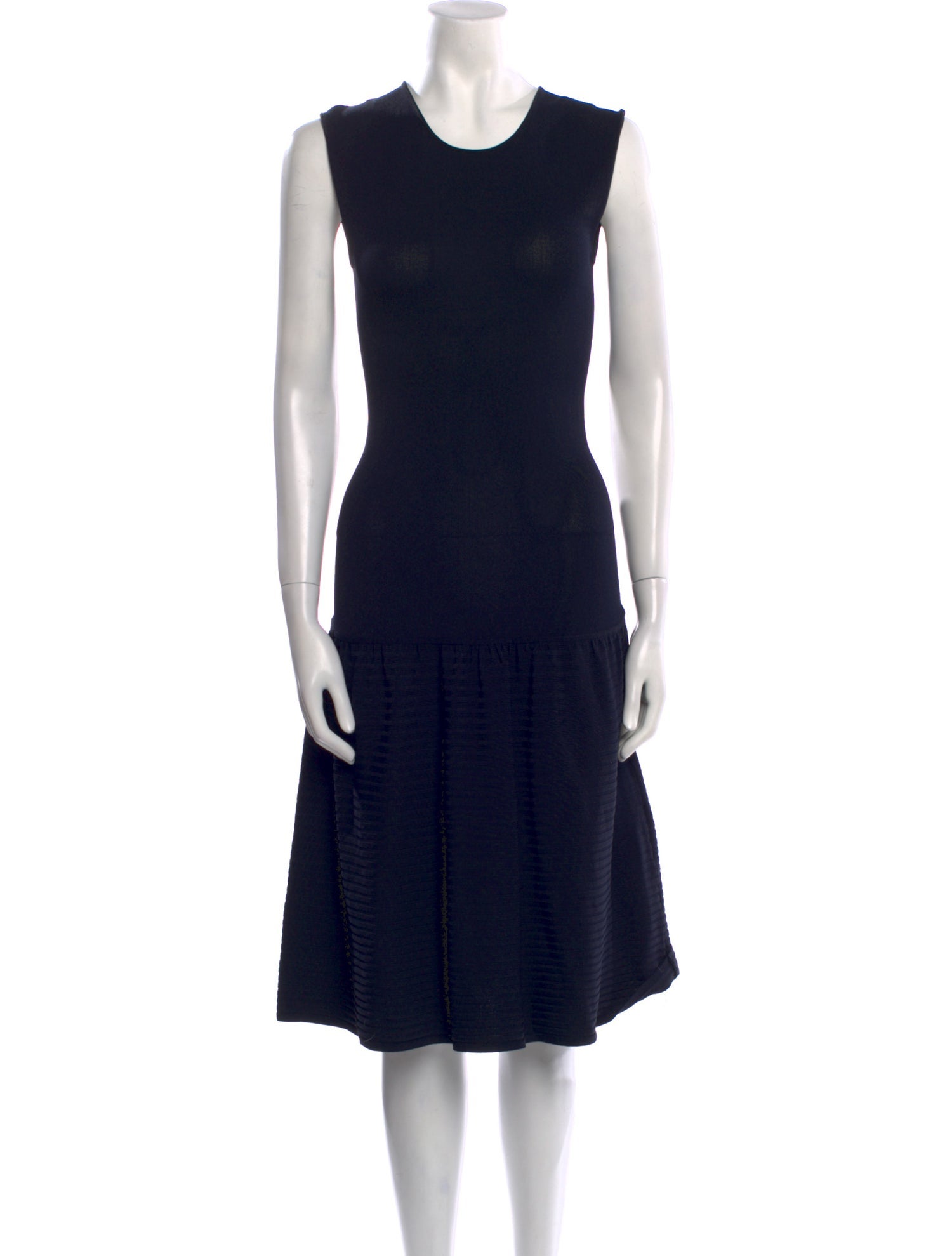 Akris Crew Neck Knee-Length Dress