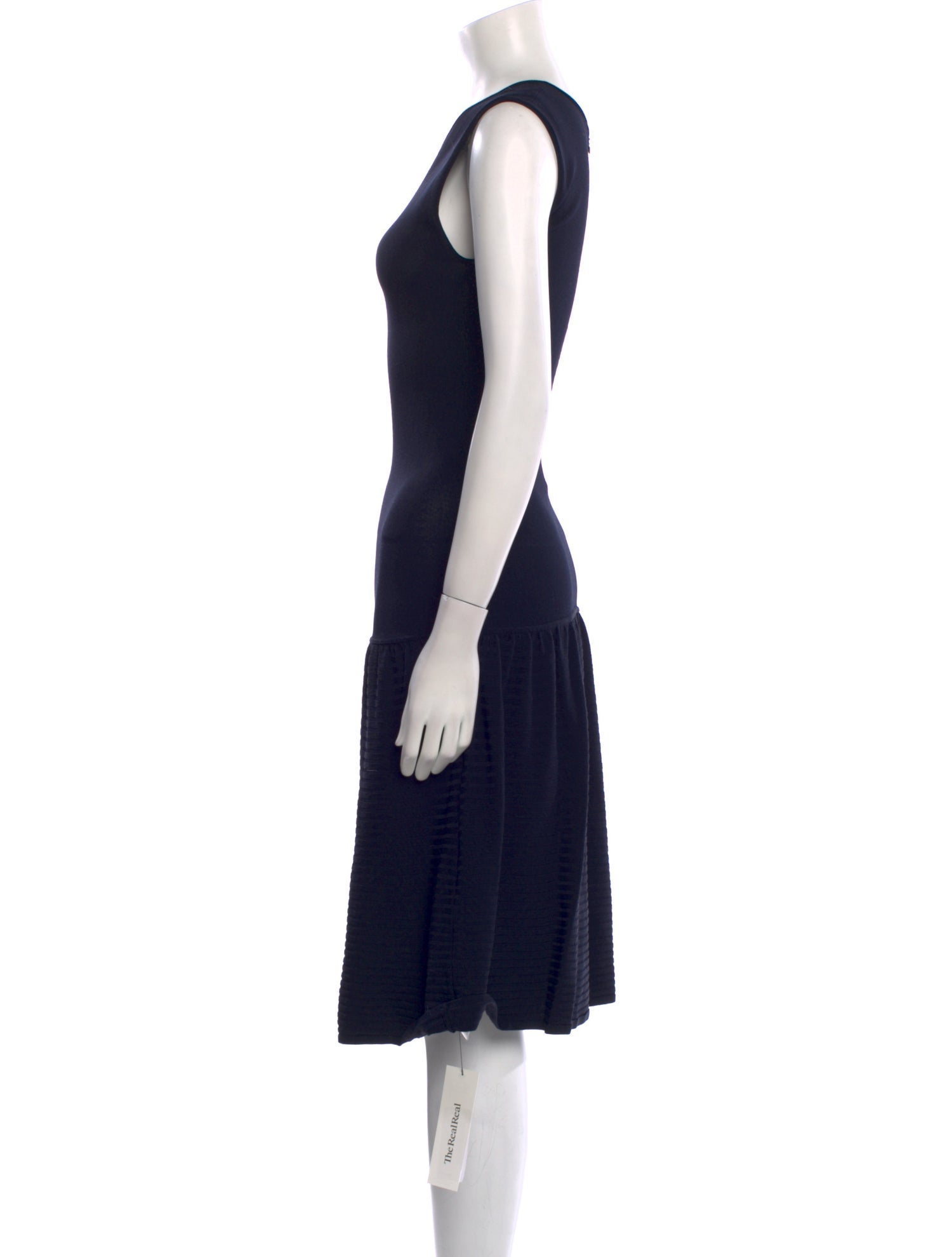 Akris Crew Neck Knee-Length Dress