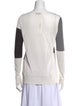 Akris Silk Colorblock Pattern Sweatshirt