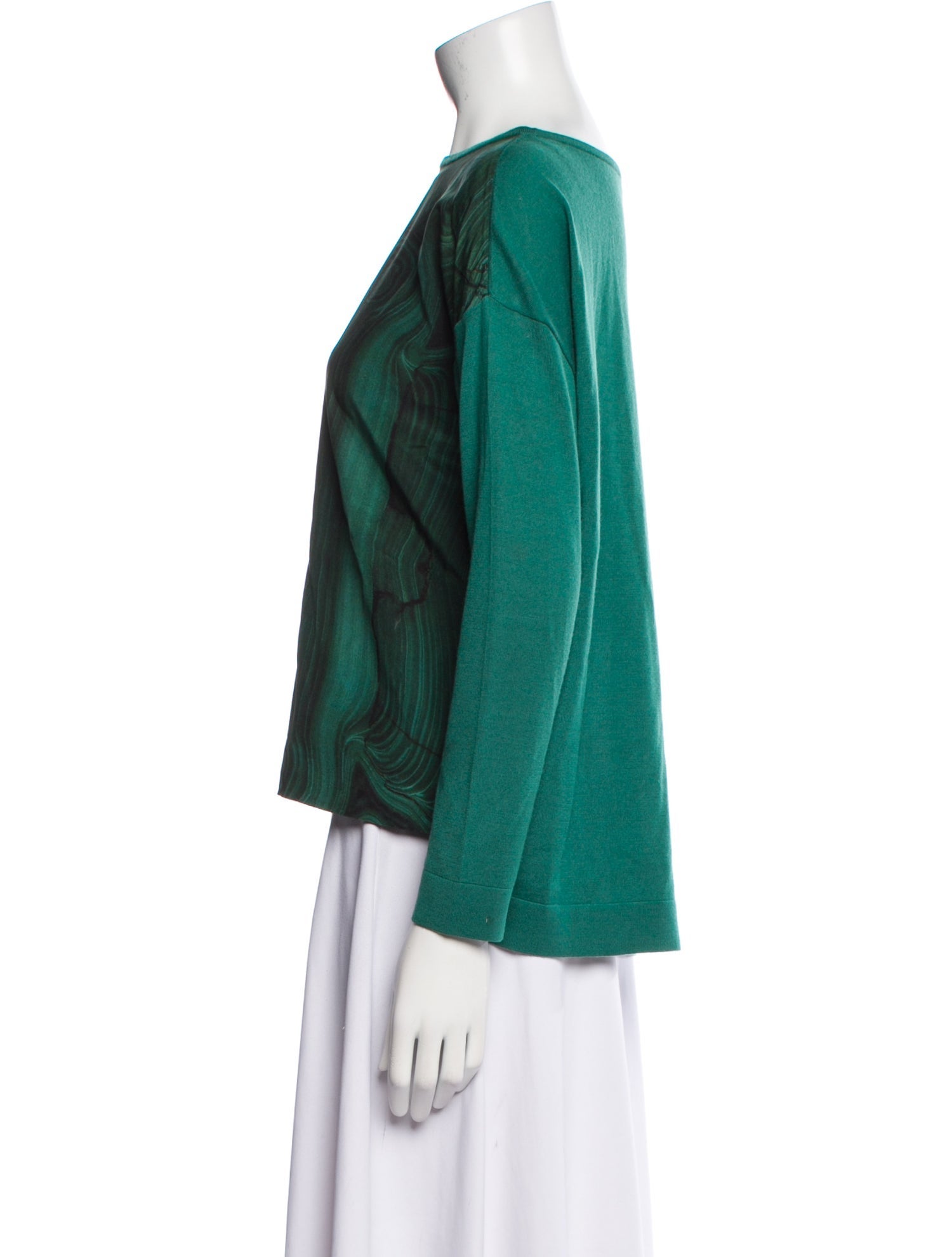 Akris Cashmere Printed Sweater