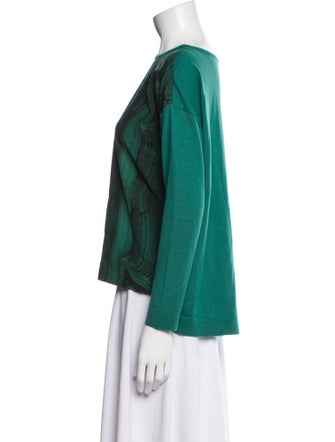 Akris Cashmere Printed Sweater