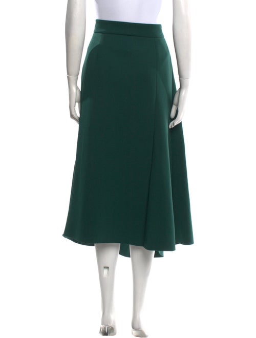 Akris Pleated Accents Midi Length Skirt