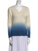 Akris Virgin Wool Colorblock Pattern Sweater