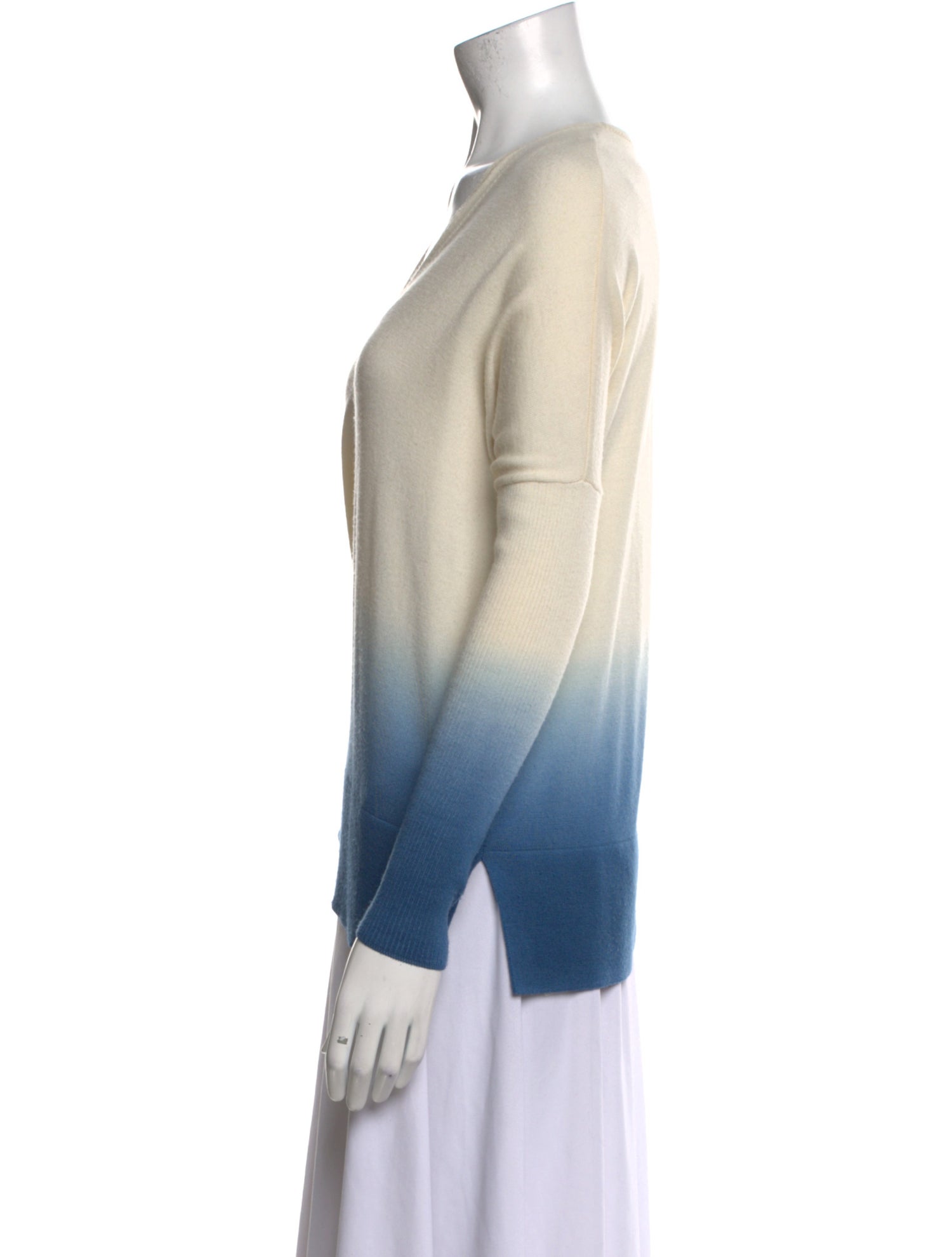 Akris Virgin Wool Colorblock Pattern Sweater