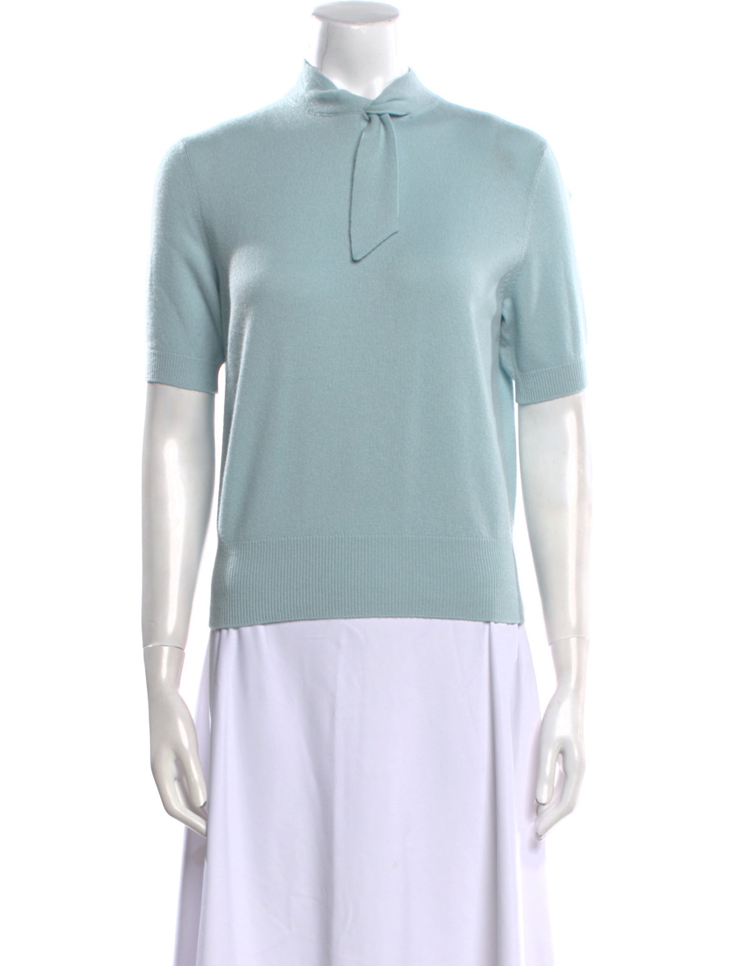 Akris Cashmere Mock Neck Sweater