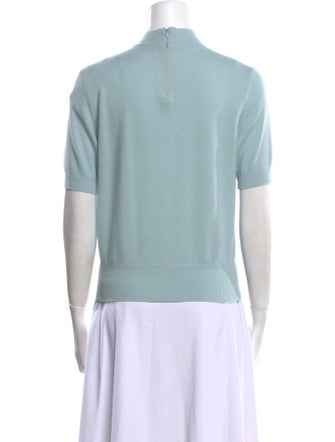 Akris Cashmere Mock Neck Sweater