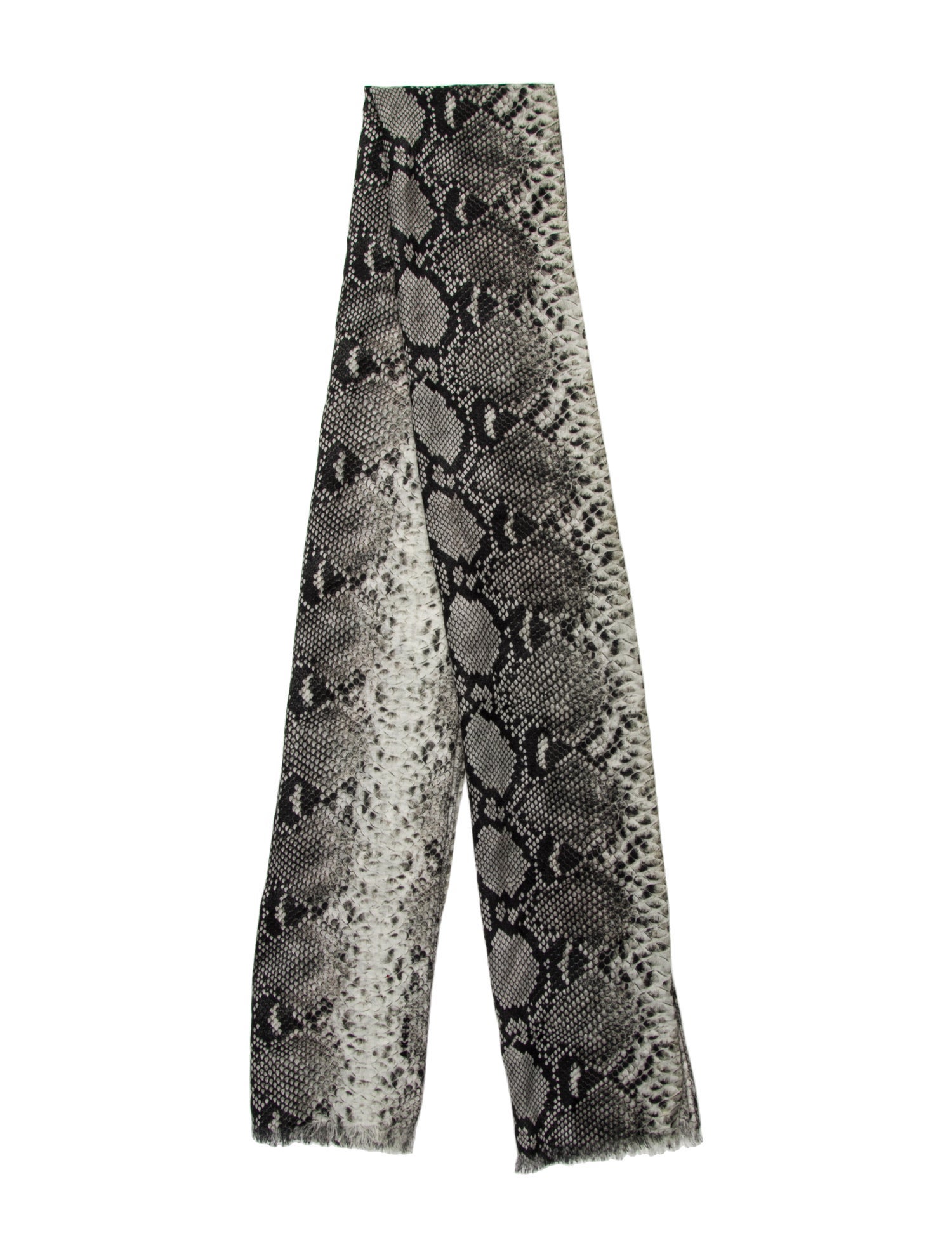 Akris Cashmere Animal Print Scarf