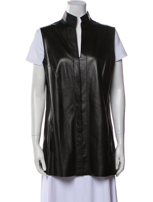 Akris Leather Vest