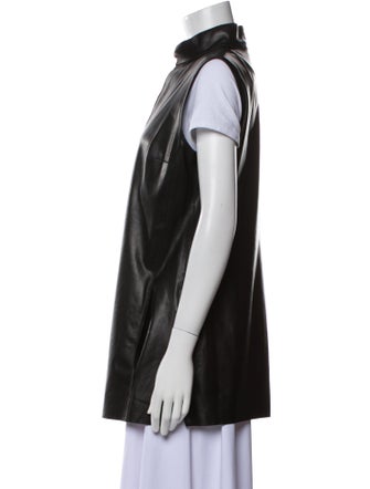 Akris Leather Vest