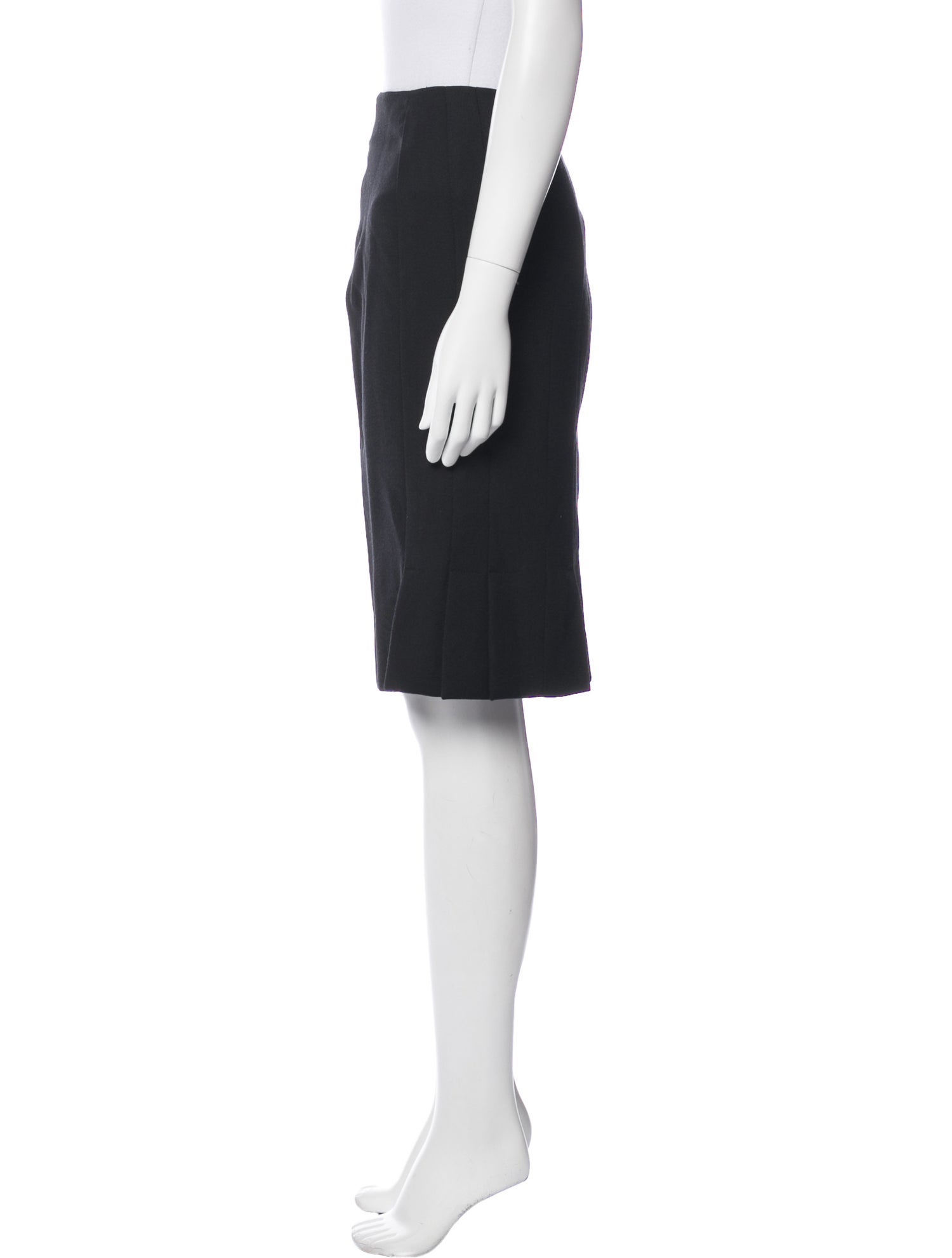 Akris Wool Knee-Length Skirt