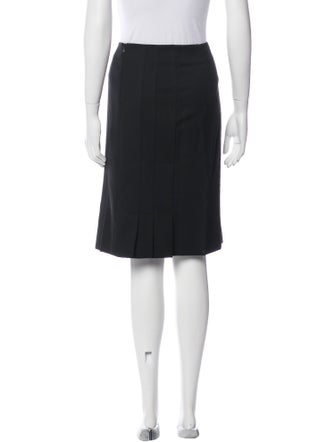 Akris Wool Knee-Length Skirt