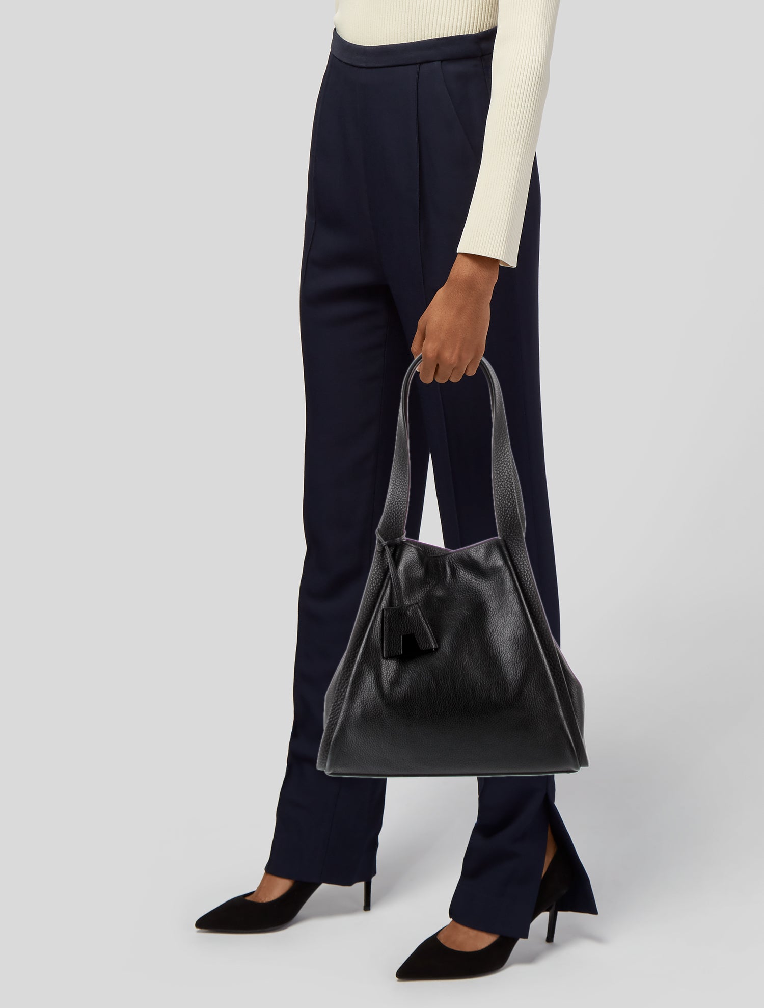 Akris Leather Bucket Bag