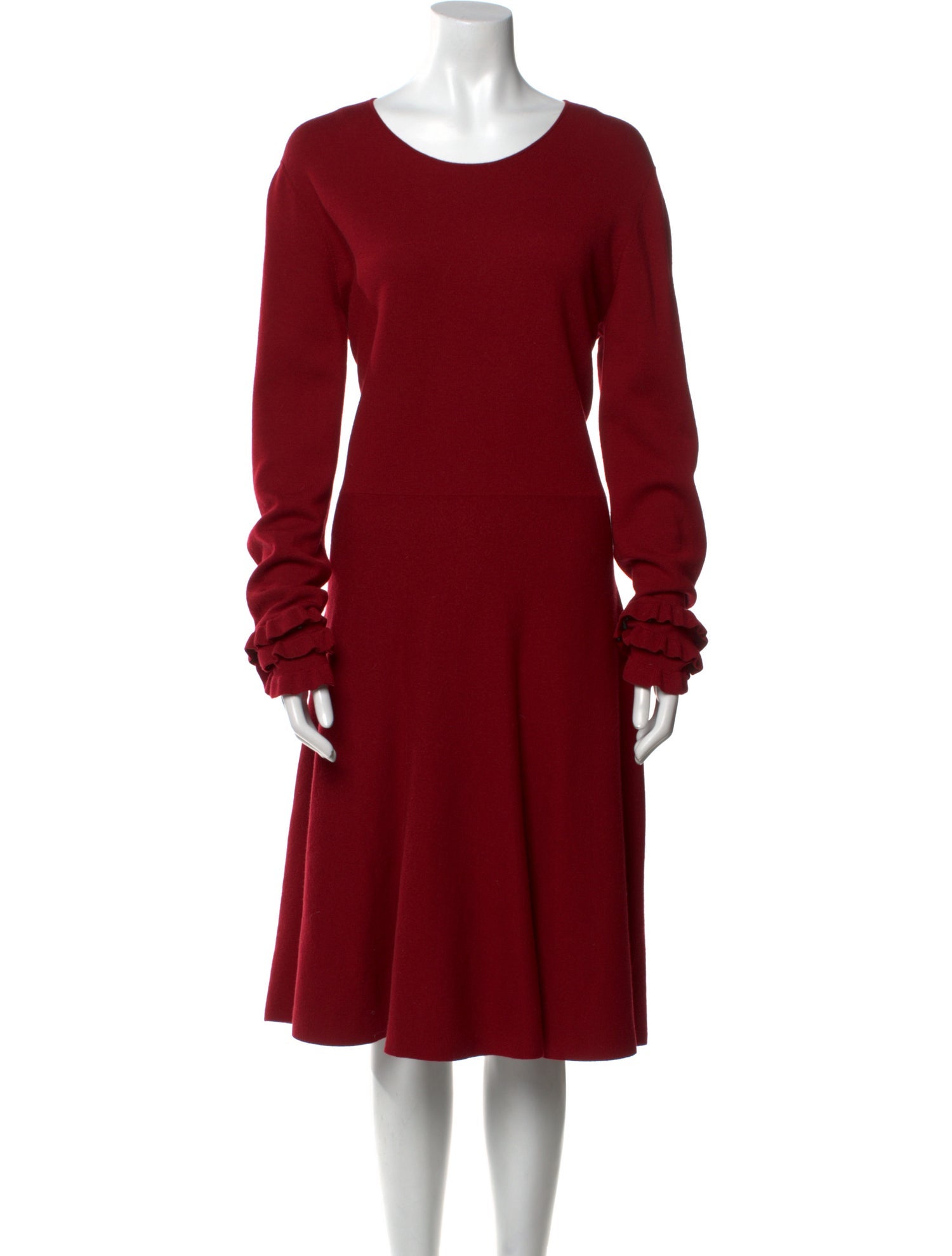 Akris Wool Midi Length Dress