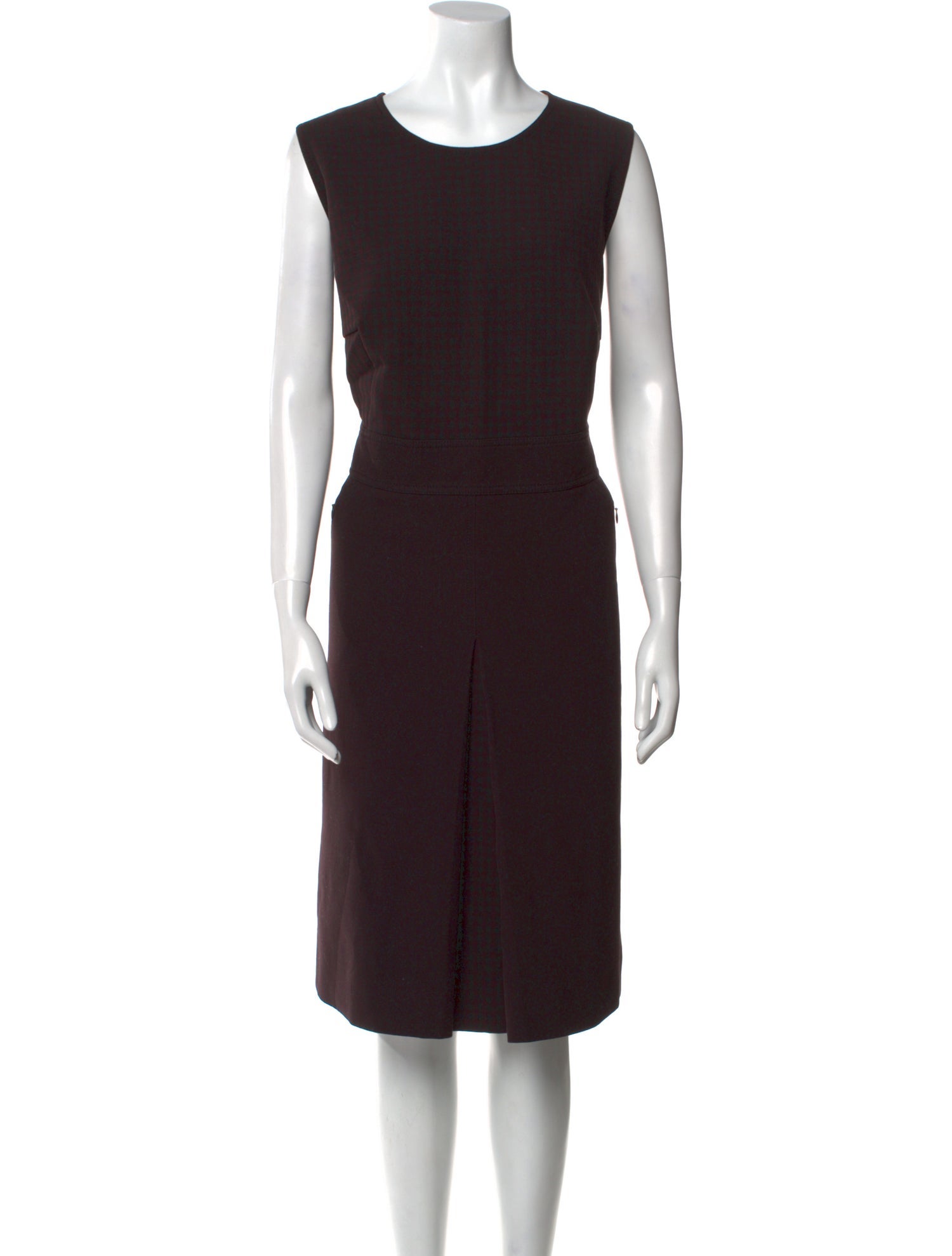 Akris Punto Crew Neck Midi Length Dress