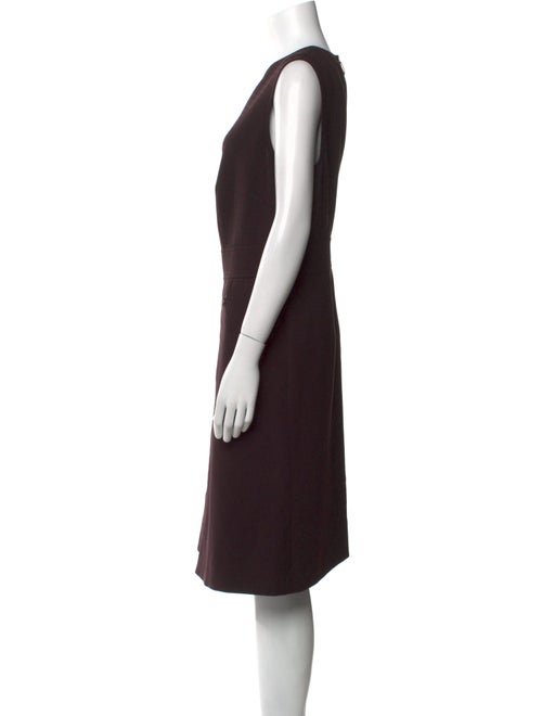 Akris Punto Crew Neck Midi Length Dress