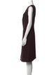 Akris Punto Crew Neck Midi Length Dress