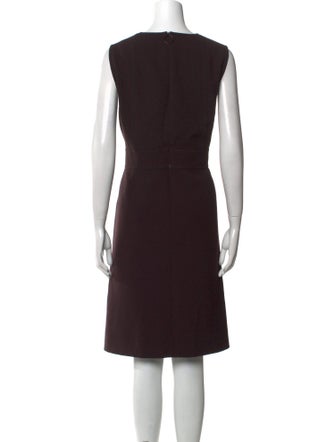 Akris Punto Crew Neck Midi Length Dress