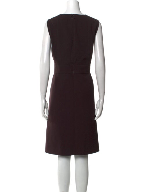 Akris Punto Crew Neck Midi Length Dress