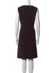 Akris Punto Crew Neck Midi Length Dress