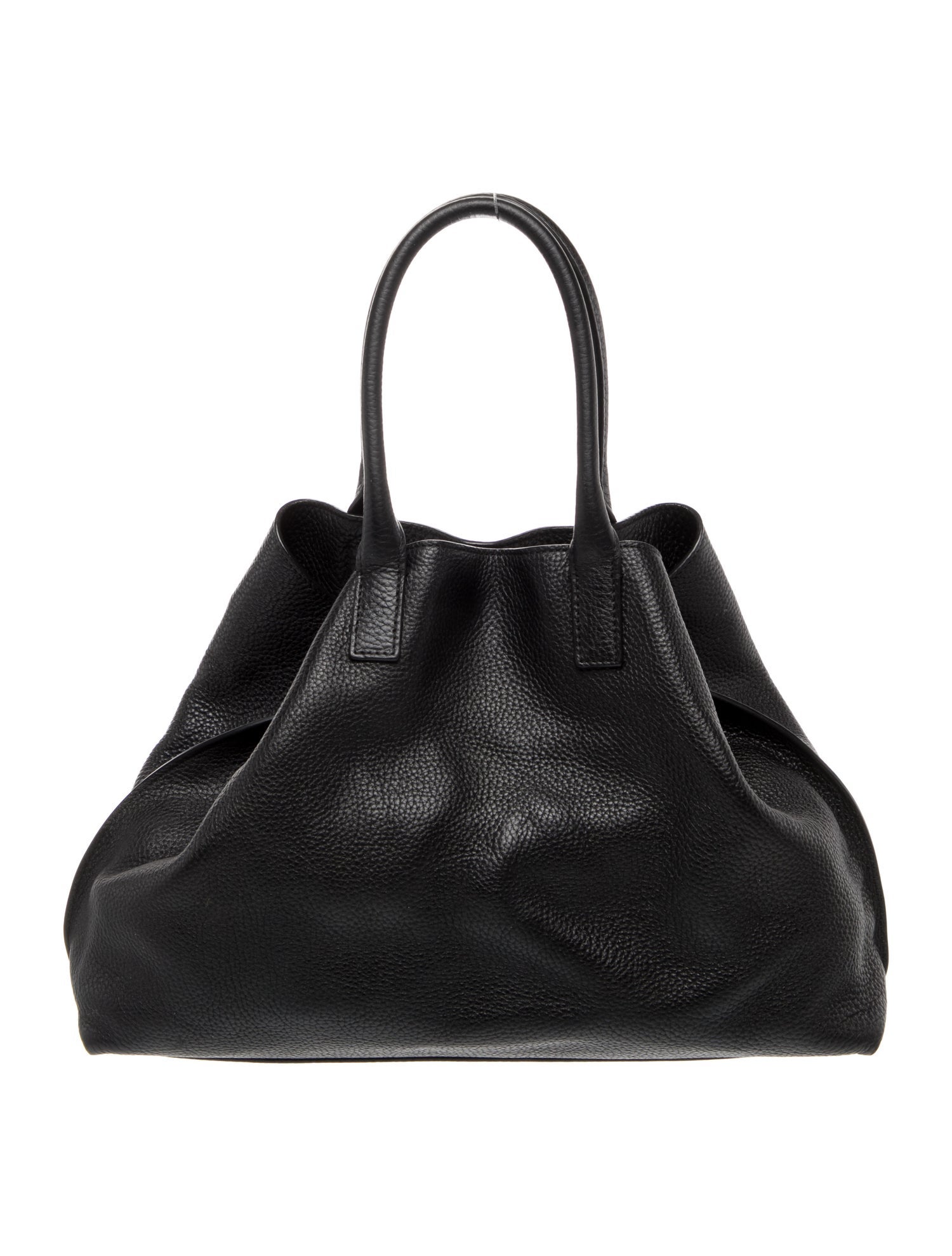 Akris Leather Top Handle Bag