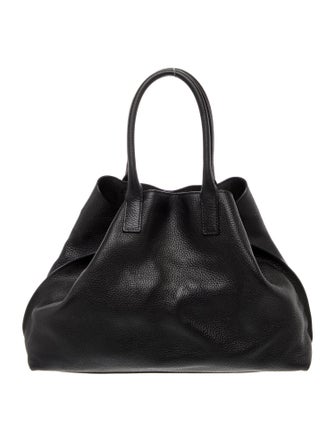 Akris Leather Top Handle Bag