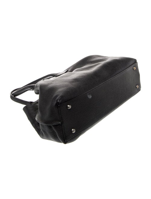 Akris Leather Top Handle Bag