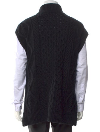 Akris Turtleneck Short Sleeve Sweater Vest