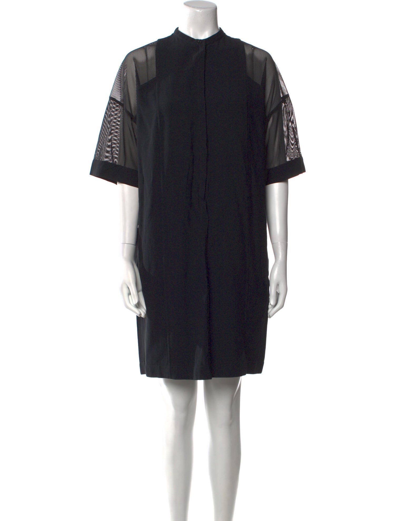 Akris Mock Neck Mini Dress