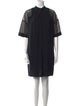 Akris Mock Neck Mini Dress